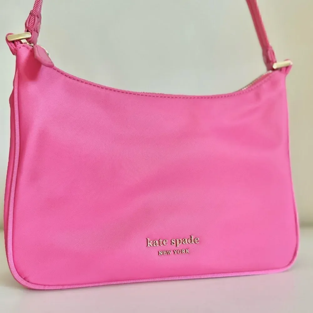 ⭕️ KATE SPADE Pink Nylon Shoulder Bag